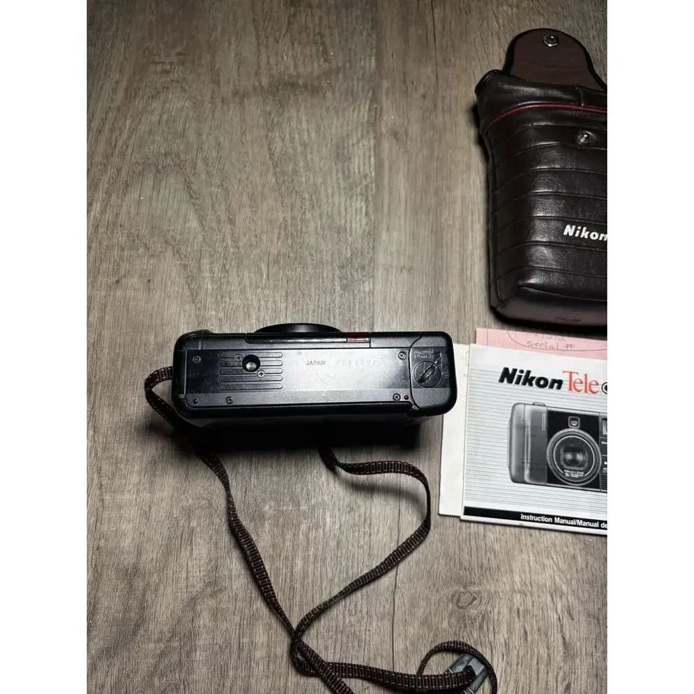 Nikon Tele Touch 300 AF Point & Shoot 35mm Film Camera 35-55mm Macro Lens
